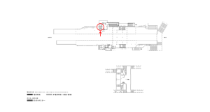 京阪　郡津駅／№2-110№110駅看板・駅広告、位置図