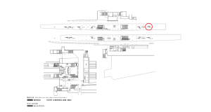 京阪　香里園駅／№1-170№170駅看板・駅広告、位置図