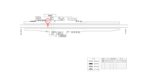 近鉄／近鉄下田駅／／№11駅看板・駅広告、位置図