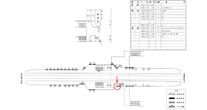 近鉄／桔梗が丘駅／／№19駅看板・駅広告、位置図