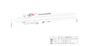 近鉄／耳成駅／／№38駅看板・駅広告、位置図