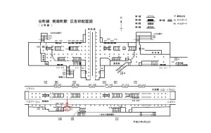 Osaka／Metro（大阪メトロ）　南森町駅／谷町線№1-218№218、位置図