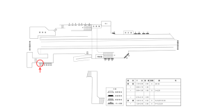 近鉄／田原本駅／／№43駅看板・駅広告、位置図