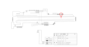 近鉄／田原本駅／／№11駅看板・駅広告、位置図