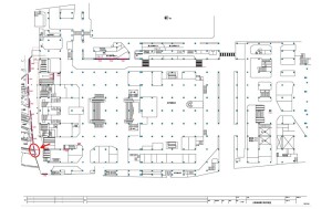 阪急　大阪梅田駅／／№1610駅看板・駅広告、位置図