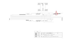 近鉄／富野荘駅／／№44駅看板・駅広告、位置図