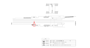 近鉄／富野荘駅／／№30駅看板・駅広告、位置図