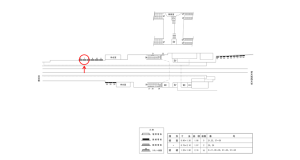 近鉄／富野荘駅／／№7駅看板・駅広告、位置図