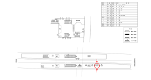 近鉄／高の原駅／／№40駅看板・駅広告、位置図