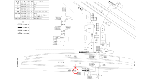 近鉄／橿原神宮前駅／／№34駅看板・駅広告、位置図