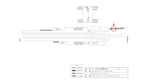 近鉄／富野荘駅／／№43駅看板・駅広告、位置図