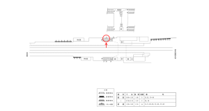 近鉄／富野荘駅／／№21駅看板・駅広告、位置図