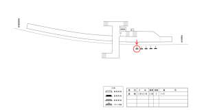 近鉄／佐味田川駅／／№5駅看板・駅広告、位置図