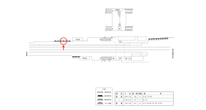 近鉄／富野荘駅／／№9駅看板・駅広告、位置図