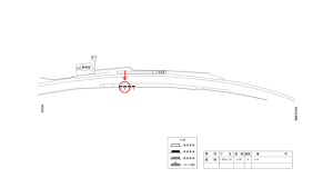 近鉄／汐ノ宮駅／／№2駅看板・駅広告、位置図