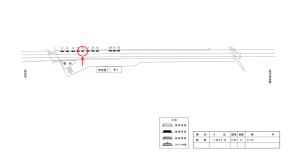 近鉄／富田林西口駅／／№6駅看板・駅広告、位置図