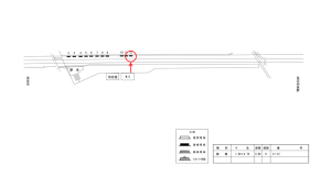 近鉄／富田林西口駅／／№12駅看板・駅広告、位置図