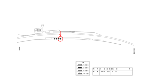 近鉄／汐ノ宮駅／／№4駅看板・駅広告、位置図