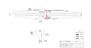 近鉄／喜志駅／／№26駅看板・駅広告、位置図