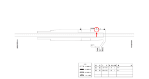 近鉄／磐城駅／／№5駅看板・駅広告、位置図