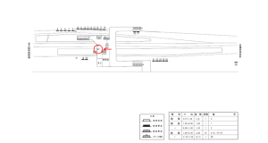 近鉄／尺土駅／／№2駅看板・駅広告、位置図