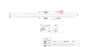 近鉄／北田辺駅／／№9駅看板・駅広告、位置図