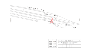 近鉄／下市口駅／／№26駅看板・駅広告、位置図