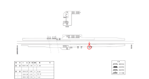 近鉄／土師ノ里駅／／№32駅看板・駅広告、位置図