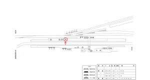 近鉄／道明寺駅／／№34駅看板・駅広告、位置図