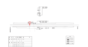 近鉄／土師ノ里駅／／№3駅看板・駅広告、位置図