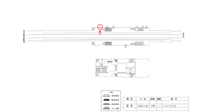 近鉄／北田辺駅／／№1駅看板・駅広告、位置図