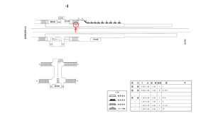 近鉄／高鷲駅／／№3駅看板・駅広告、位置図