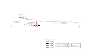 近鉄／勢野北口駅／／№17駅看板・駅広告、位置図