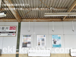 近鉄／竜田川駅／／№4駅看板・駅広告、写真2