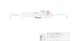 近鉄／平群駅／／№45駅看板・駅広告、位置図