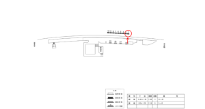 近鉄／元山上口駅／／№2駅看板・駅広告、位置図