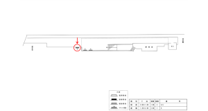 近鉄／竜田川駅／／№6駅看板・駅広告、位置図