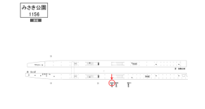 南海／みさき公園駅／／№2506駅看板・駅広告、位置図