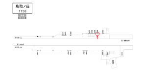 南海／鳥取ノ荘駅／／№4204駅看板・駅広告、位置図