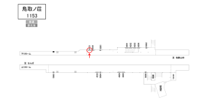 南海／鳥取ノ荘駅／／№4101駅看板・駅広告、位置図