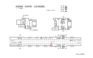 Osaka／Metro（大阪メトロ）　昭和町駅／御堂筋線№1-020№020、位置図