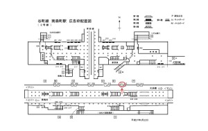 Osaka／Metro（大阪メトロ）　南森町駅／谷町線№1-211№211、位置図