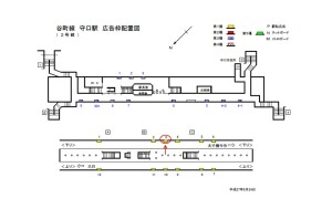 Osaka／Metro（大阪メトロ）　守口／谷町線№1-3№3、位置図